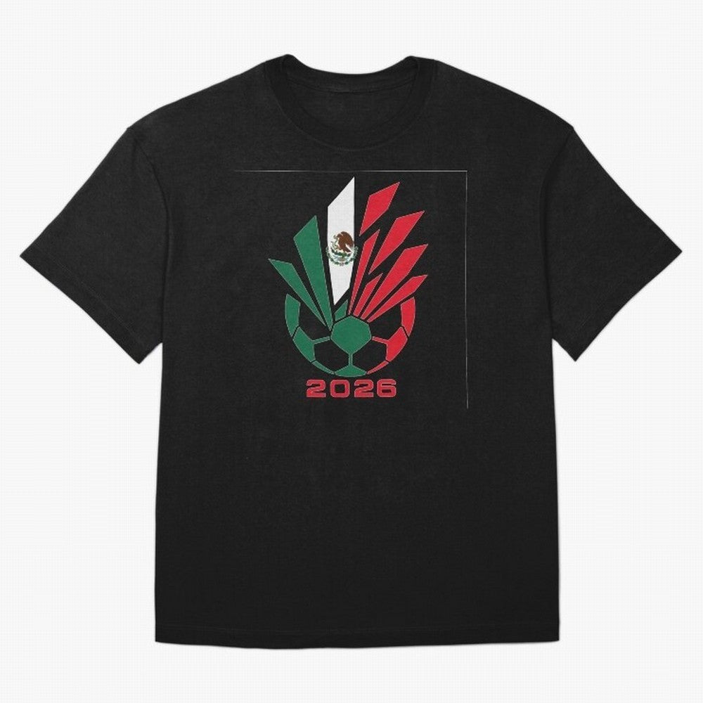 Mexican Soccer 2026 Flag Burst Emblem Classic T-Shirt Showcase FIFA World Cup 2026 Group Stage for Fans of Mbappe and Neymar and Brazil, Bringing Football History, Final Match Energy, Crowd Noise and Once in a Lifetime Moments; Made for Die Hard
