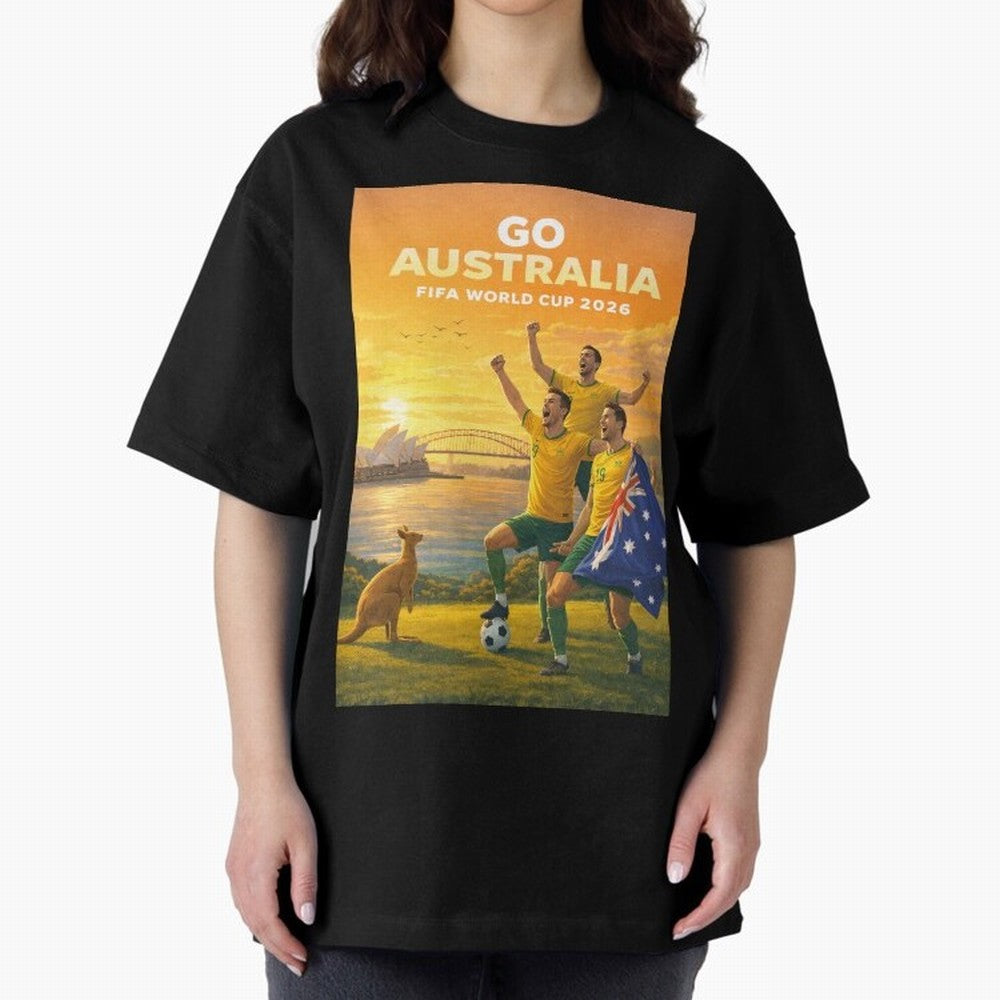 Australia Socceroos FIFA World Cup 2026 Sydney Football Australia Kangaroos Classic T-Shirt Honor Football Greatness during the FIFA World Cup 2026 Journey through CR7 and Messi Highlights, Portugal Pride, Championship Spirit, Famous Goals, Roaring