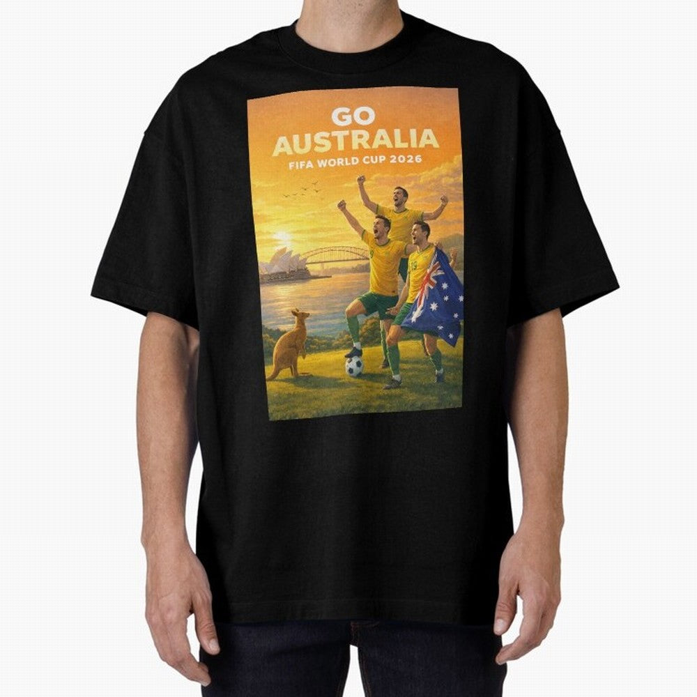 Australia Socceroos FIFA World Cup 2026 Sydney Football Australia Kangaroos Classic T-Shirt Honor Football Greatness during the FIFA World Cup 2026 Journey through CR7 and Messi Highlights, Portugal Pride, Championship Spirit, Famous Goals, Roaring