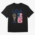 USA 2026 Soccer World Cup Trophy American Flag Design Classic T-Shirt Feel the Heartbeat of the FIFA World Cup 2026 Group Stage Journey through Neymar Highlights, Spain and Netherlands Pride, Soccer Culture, Superstar Moments, National Team Dreams
