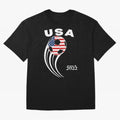 World Cup 2022 Team USA Classic T-Shirt Capture Stadium Memories from the FIFA World Cup 2026 Journey through Messi and Cristiano Ronaldo Highlights, France Pride, Match Day Excitement, Supporter Culture, Golden Goals and Global Football Passion;