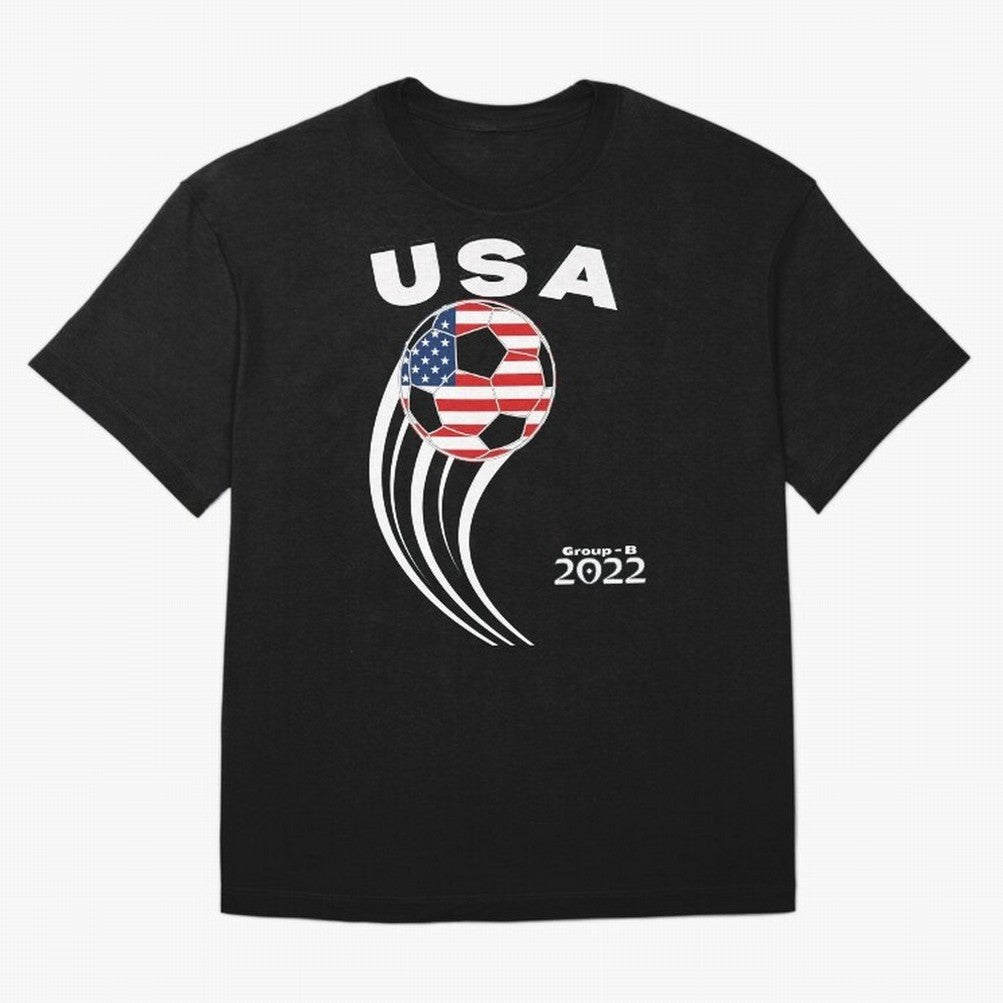 World Cup 2022 Team USA Classic T-Shirt Capture Stadium Memories from the FIFA World Cup 2026 Journey through Messi and Cristiano Ronaldo Highlights, France Pride, Match Day Excitement, Supporter Culture, Golden Goals and Global Football Passion;