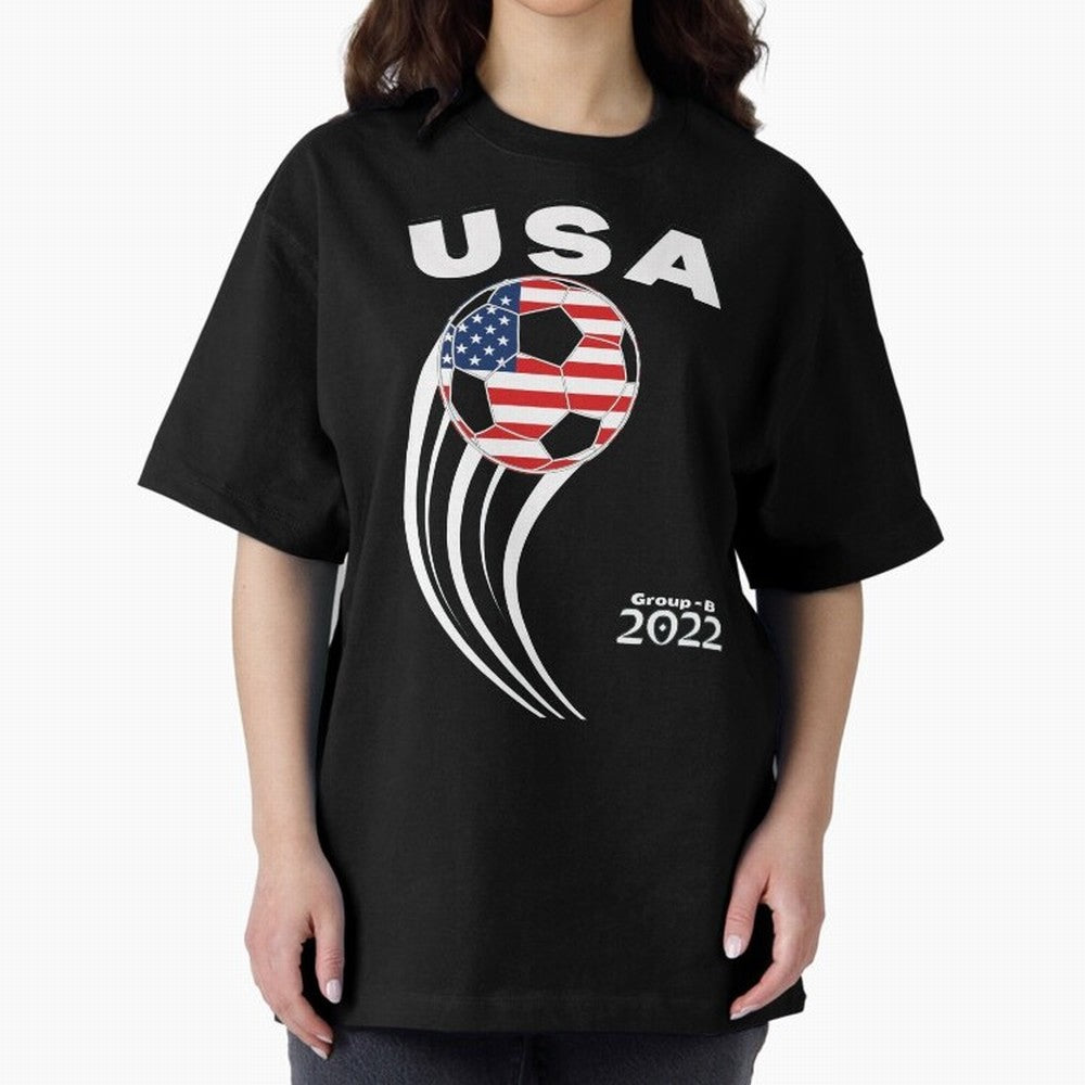 World Cup 2022 Team USA Classic T-Shirt Capture Stadium Memories from the FIFA World Cup 2026 Journey through Messi and Cristiano Ronaldo Highlights, France Pride, Match Day Excitement, Supporter Culture, Golden Goals and Global Football Passion;