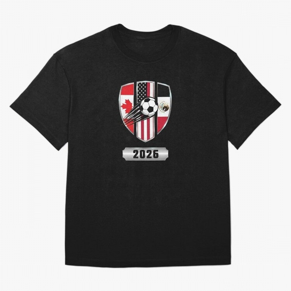 North United America Shield 2026 Cup T-Shirt_82794382 Classic T-Shirt Make Game Day About Match Day Hype around FIFA World Cup 2026 Group Stage, Haaland, England, Classic Soccer Heritage, Championship Pressure, Fan Loyalty and International Pride;