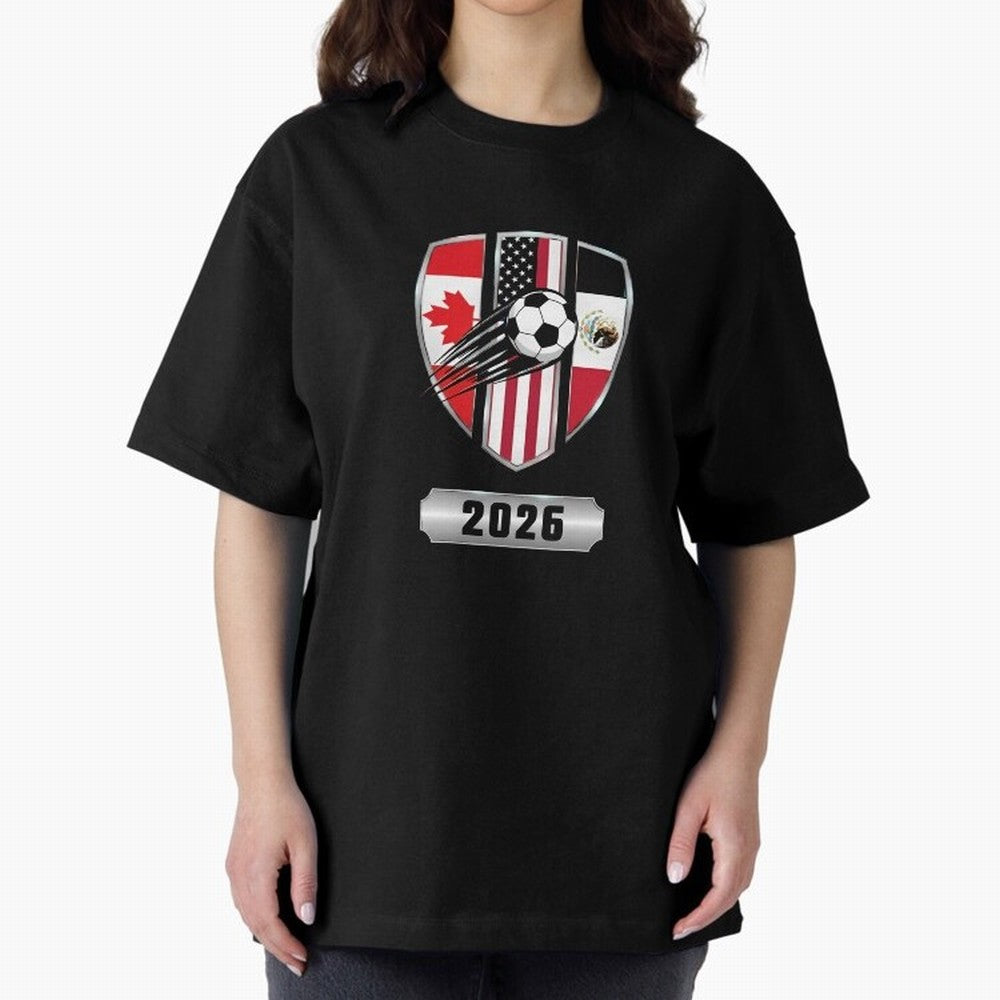 North United America Shield 2026 Cup T-Shirt_82794382 Classic T-Shirt Turn Every Weekend Toward Match Day Hype around FIFA World Cup 2026 Group Stage, Messi, Argentina, France and Brazil, Stadium Memories, Football Loyalty, International Chants and