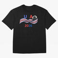 USA 2026 Soccer Ball With Waving Flag - United States Football Team Support? Classic T-Shirt Make Memories around the FIFA World Cup 2026 Group Stage Journey through Haaland and Mbappe Highlights, England, France and Netherlands Pride, Championship