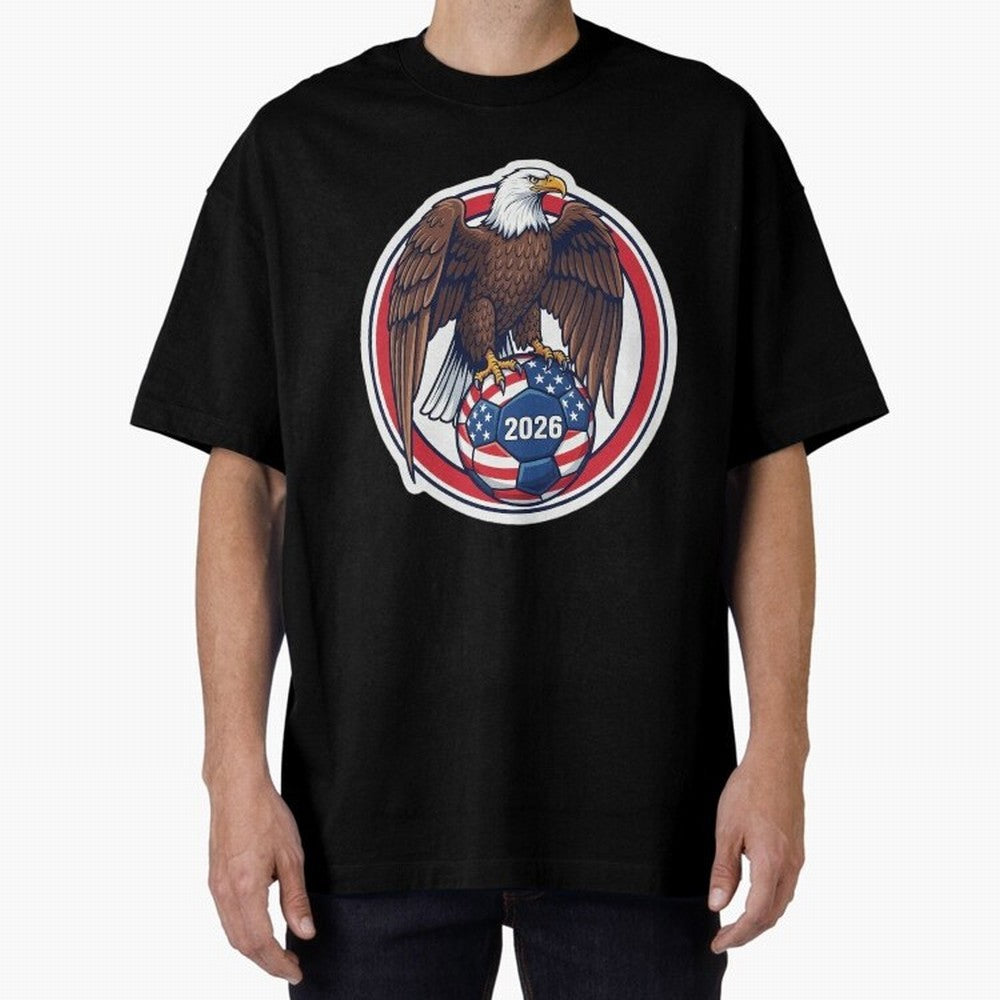 USA Eagle Soccer 2026 ¨C American Pride Football Design Classic T-Shirt Upgrade FIFA World Cup 2026 USA Canada Mexico Capturing Haaland and Mbappe, Spain and Netherlands Energy, Retro Football Energy, Iconic Rivalries, Trophy Chase Drama and