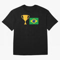 Brazil Soccer Team Fan Football Brazilian Flag 2022 T-Shirt - Brazil T shirt Soccer - Brazil Flag Vintage - Brazilian Classic T-Shirt Show Passion for the Stars of FIFA World Cup 2026 USA Canada Mexico Filled with CR7 and Messi, England Energy,