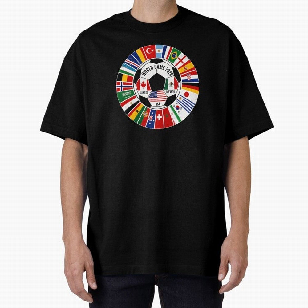 2026 Soccer Cup, Football World Tournament Classic T-Shirt Bring Champion Energy into FIFA World Cup 2026 Featuring CR7, Brazil Energy, Sports Nostalgia, International Competition, Famous Players and Unforgettable Victories; Ideal for Passionate