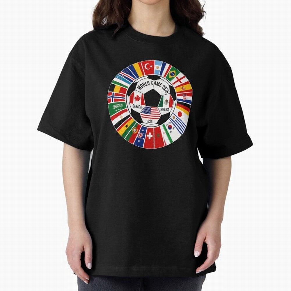 2026 Soccer Cup, Football World Tournament Classic T-Shirt Bring Champion Energy into FIFA World Cup 2026 Featuring CR7, Brazil Energy, Sports Nostalgia, International Competition, Famous Players and Unforgettable Victories; Ideal for Passionate