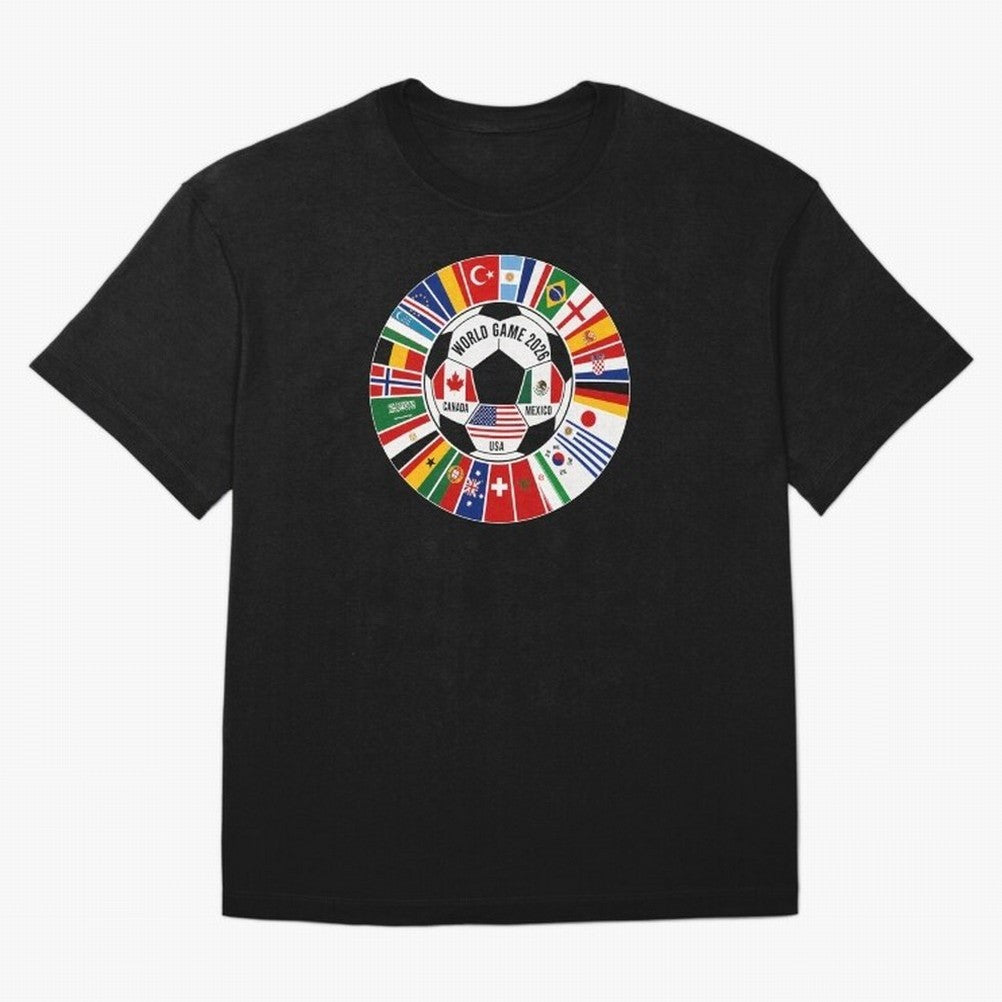 2026 Soccer Cup, Football World Tournament Classic T-Shirt Bring Champion Energy into FIFA World Cup 2026 Featuring CR7, Brazil Energy, Sports Nostalgia, International Competition, Famous Players and Unforgettable Victories; Ideal for Passionate