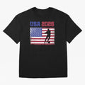 USA Soccer Fan 2026 United States American Flag Classic T-Shirt Stand with FIFA World Cup 2026 USA Canada Mexico for Fans of Cristiano Ronaldo and Argentina and Brazil, Bringing Stadium Chants, National Pride, Trophy Dreams and Unforgettable