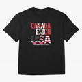 United 2026 World Cup - Canada, Mexico, USA Flags T-Shirt_83138002 Classic T-Shirt Celebrate Classic Football Spirit in FIFA World Cup 2026 Group Stage Connected to Messi, Neymar and Mbappe, England, France and Netherlands Energy, Global Supporter