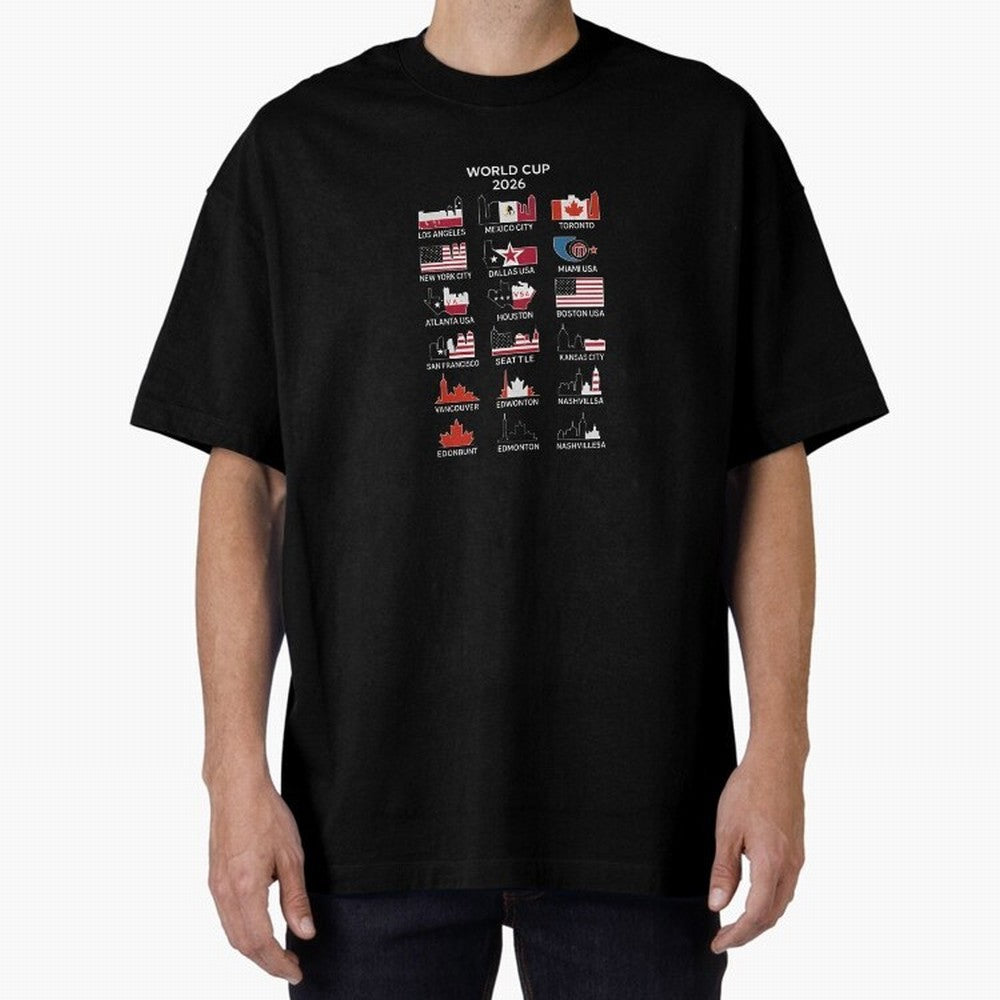 World Cup 2026 Host Cities T-Shirt_84292126 Classic T-Shirt Keep the Legacy of FIFA World Cup 2026 Highlighting Mbappe and Neymar, Germany Energy, Football History, Final Match Energy, Crowd Noise and Once in a Lifetime Moments; Built for