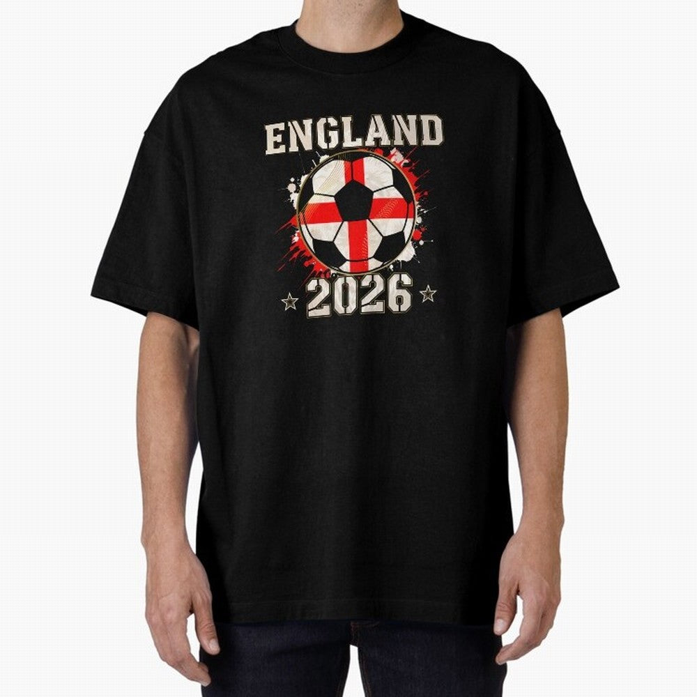 Front Print England Soccer World Cup 2026 - English Fan Gift T-Shirt_84562392 Classic T-Shirt Follow Every Goal of FIFA World Cup 2026 Spirit, with Netherlands, CR7, Global Supporter Spirit, Legendary Goals, National Colors and Tournament