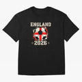 Front Print England Soccer World Cup 2026 - English Fan Gift T-Shirt_84562392 Classic T-Shirt Follow Every Goal of FIFA World Cup 2026 Spirit, with Netherlands, CR7, Global Supporter Spirit, Legendary Goals, National Colors and Tournament
