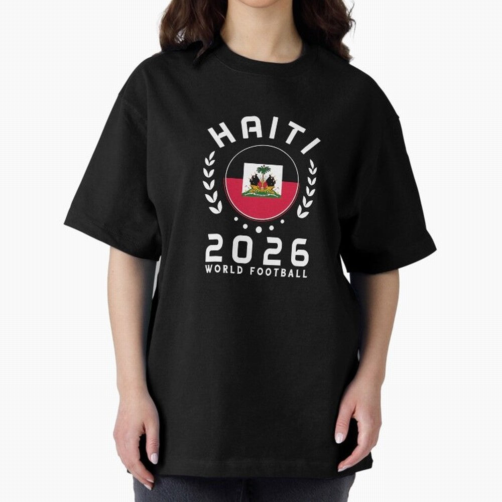 World Cup 2026 Haiti Football Fan Haitian Supporter T-Shirt_84687246 Classic T-Shirt Bring World Football Passion into FIFA World Cup 2026 Group Stage Spirit, Capturing Argentina, France and Brazil, Cristiano Ronaldo, Stadium Memories, Football