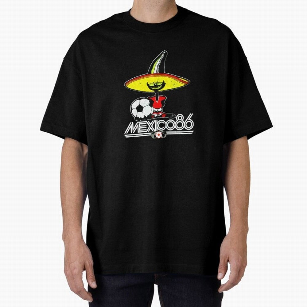 Mexico 86 World Cup Pique Retro Vintage T-Shirt_90751770 Classic T-Shirt Celebrate Unforgettable Nights in FIFA World Cup 2026 Spirit, Filled with Argentina, France and Brazil, Mbappe, Global Supporter Spirit, Legendary Goals, National Colors and