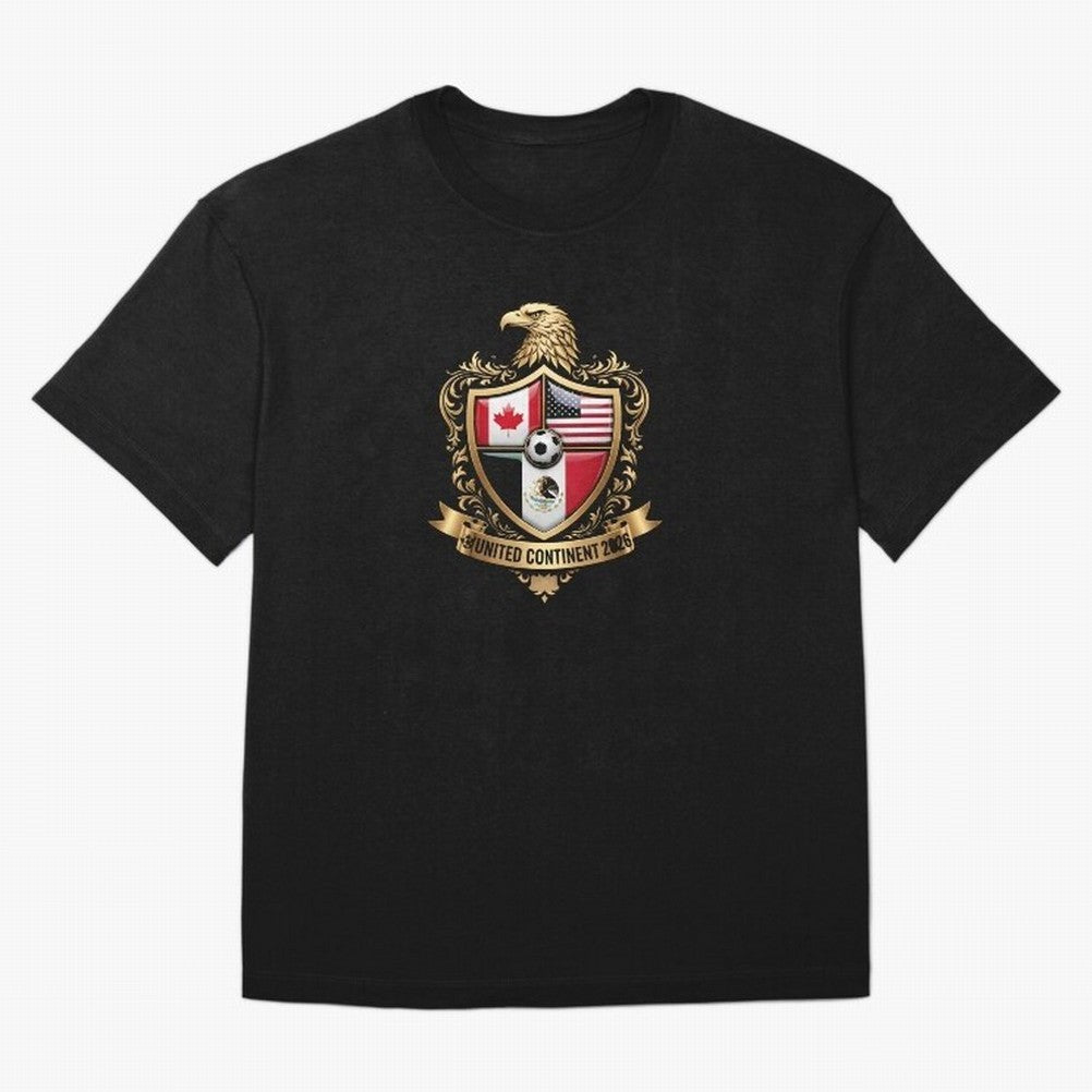 Golden Continental Eagle Soccer World Cup Crest 2026 T-Shirt_83050983 Classic T-Shirt Make the Season About Match Day Hype around FIFA World Cup 2026 USA Canada Mexico, Haaland, Germany, Retro Football Energy, Iconic Rivalries, Trophy Chase Drama