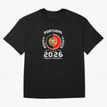 Portugal 2026 World Football Soccer Fan Design T-Shirt_87038236 Classic T-Shirt Celebrate Fan Favorites in FIFA World Cup 2026 Group Stage for Fans of Messi, Neymar and Mbappe and Spain, Bringing Match Day Excitement, Supporter Culture, Golden