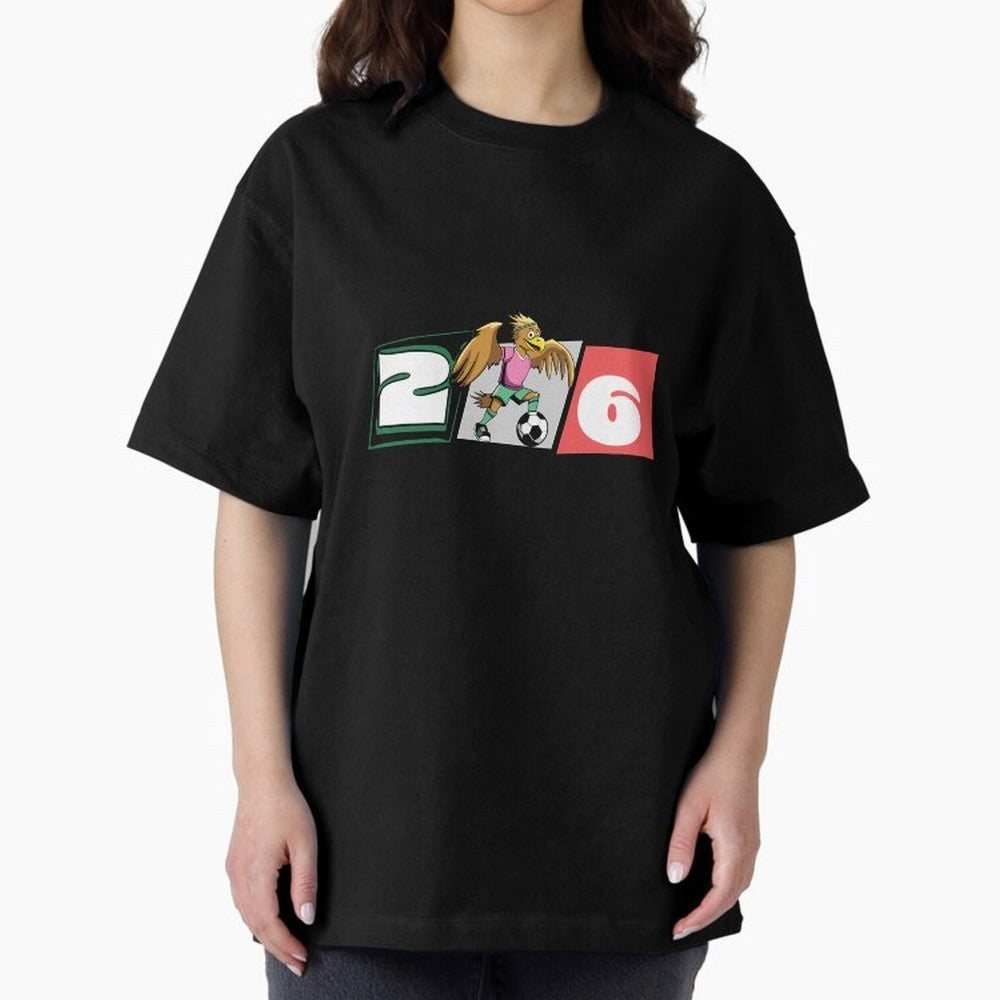 Mexico World Cup 2026 Horizontal T-Shirt_83569561 Classic T-Shirt Feel the Trophy Chase of FIFA World Cup 2026 USA Canada Mexico Inspired by Messi, Portugal, Spain and Germany Energy, Retro Football Energy, Iconic Rivalries, Trophy Chase Drama and