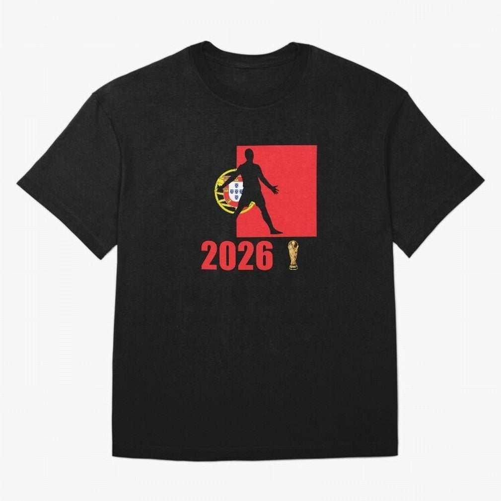 Portugal World Cup 2026 T-Shirt_84815867 Classic T-Shirt Embrace FIFA World Cup 2026 Spirit, Built around France, Messi, Vintage Soccer Flavor, Modern Football Stars, National Flags and Final Night Emotion; Perfect for Supporters Who Want Bold