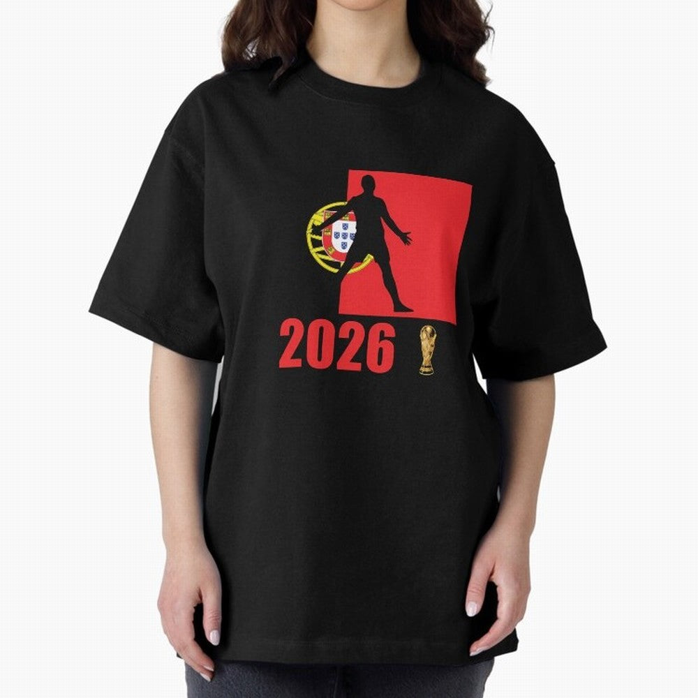 Portugal World Cup 2026 T-Shirt_84815867 Classic T-Shirt Support Iconic Players in Match Day Hype around FIFA World Cup 2026, Neymar, Haaland and Cristiano Ronaldo, Argentina, France and Brazil, Football History, Final Match Energy, Crowd Noise and