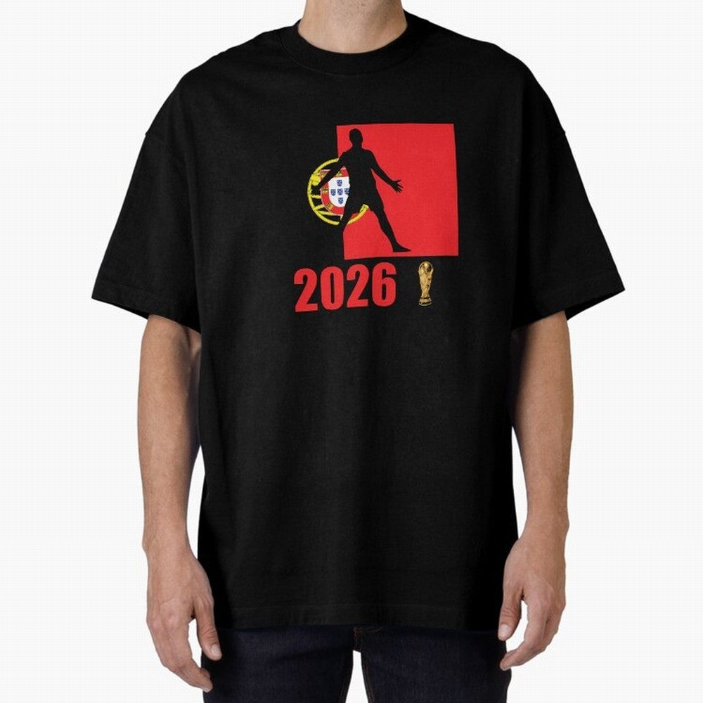 Portugal World Cup 2026 T-Shirt_84815867 Classic T-Shirt Support Iconic Players in Match Day Hype around FIFA World Cup 2026, Neymar, Haaland and Cristiano Ronaldo, Argentina, France and Brazil, Football History, Final Match Energy, Crowd Noise and