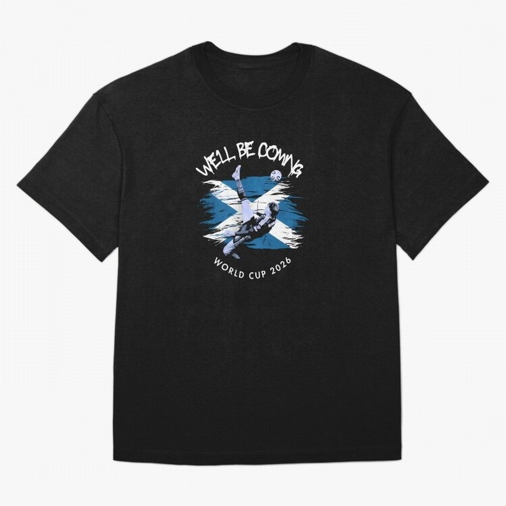 We'll be coming 2026 - Tartan Army Returns T-Shirt_83870751 Classic T-Shirt Show Love for Legendary Goals in FIFA World Cup 2026 USA Canada Mexico for Fans of Cristiano Ronaldo, Haaland and CR7 and Brazil, Portugal and Argentina, Bringing