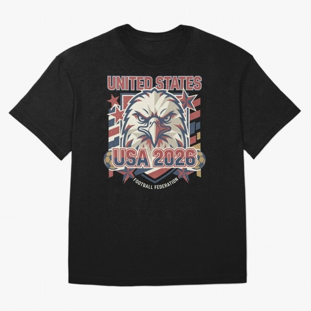 USA 2026 Retro Vintage World Cup Classic T-Shirt Share FIFA World Cup 2026 Group Stage Built around Haaland, Portugal Energy, Football Festival Excitement, Trophy Ambitions, Country Rivalries and Star Player Buzz; Perfect for People Who Love