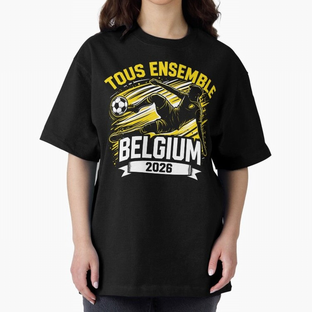 Belgium Fan Art World Cup 2026 Classic T-Shirt Carry National Pride through Match Day Hype around FIFA World Cup 2026 Group Stage, Cristiano Ronaldo, Haaland and CR7, France, Match Day Excitement, Supporter Culture, Golden Goals and Global Football