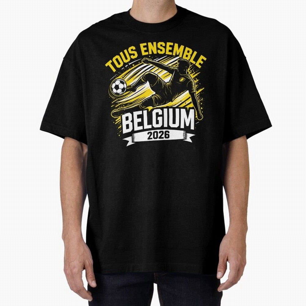 Belgium Fan Art World Cup 2026 Classic T-Shirt Carry National Pride through Match Day Hype around FIFA World Cup 2026 Group Stage, Cristiano Ronaldo, Haaland and CR7, France, Match Day Excitement, Supporter Culture, Golden Goals and Global Football