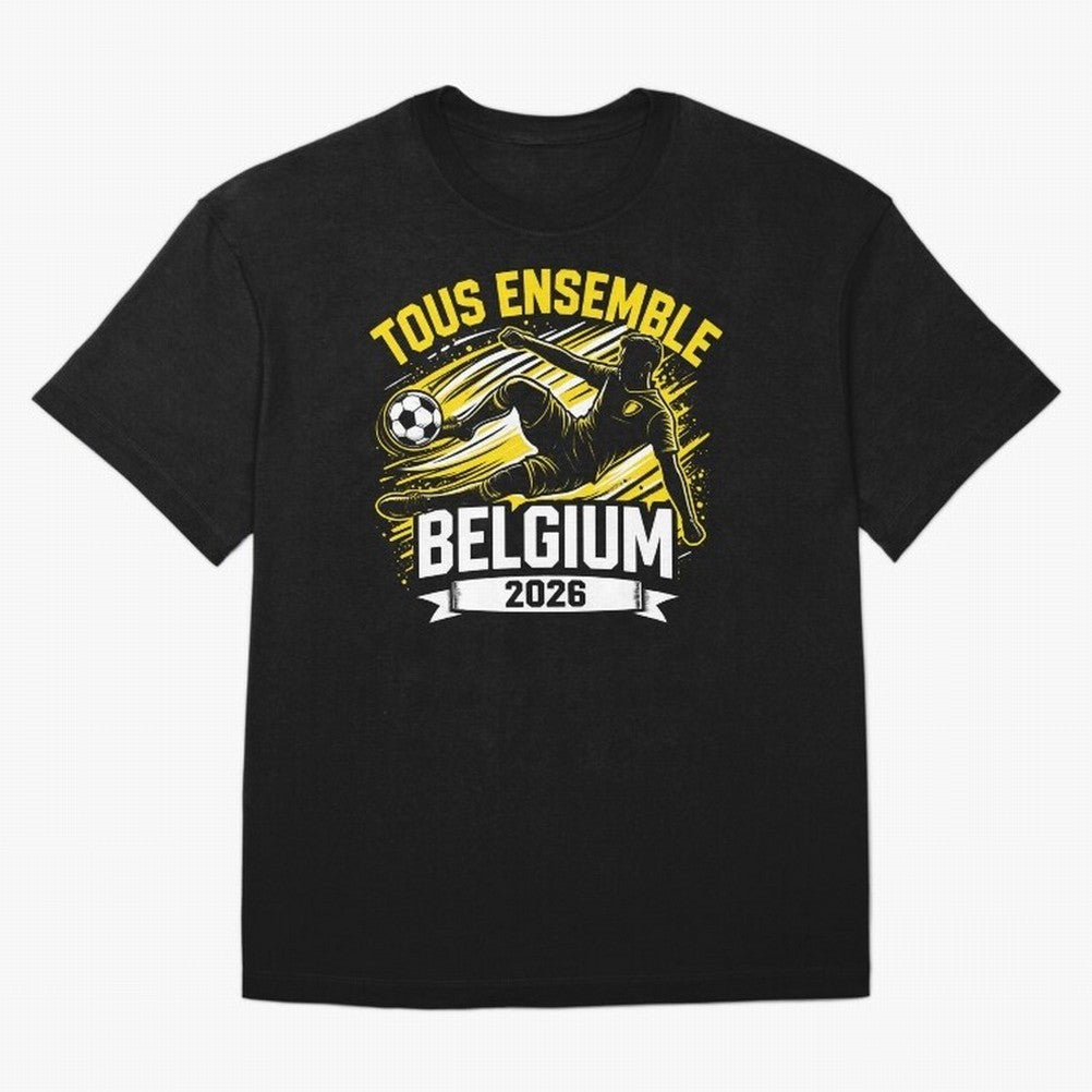 Belgium Fan Art World Cup 2026 Classic T-Shirt Carry National Pride through Match Day Hype around FIFA World Cup 2026 Group Stage, Cristiano Ronaldo, Haaland and CR7, France, Match Day Excitement, Supporter Culture, Golden Goals and Global Football