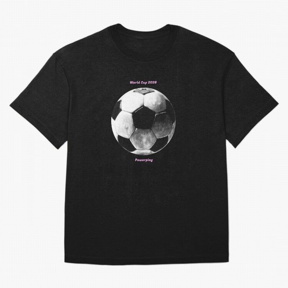 Powerplay World Cup 2026 Classic T-Shirt Refresh FIFA World Cup 2026 Group Stage for Fans of CR7 and Spain and Netherlands, Bringing Soccer Culture, Superstar Moments, National Team Dreams and Competitive Fire; Made for Die Hard Supporters, Soccer