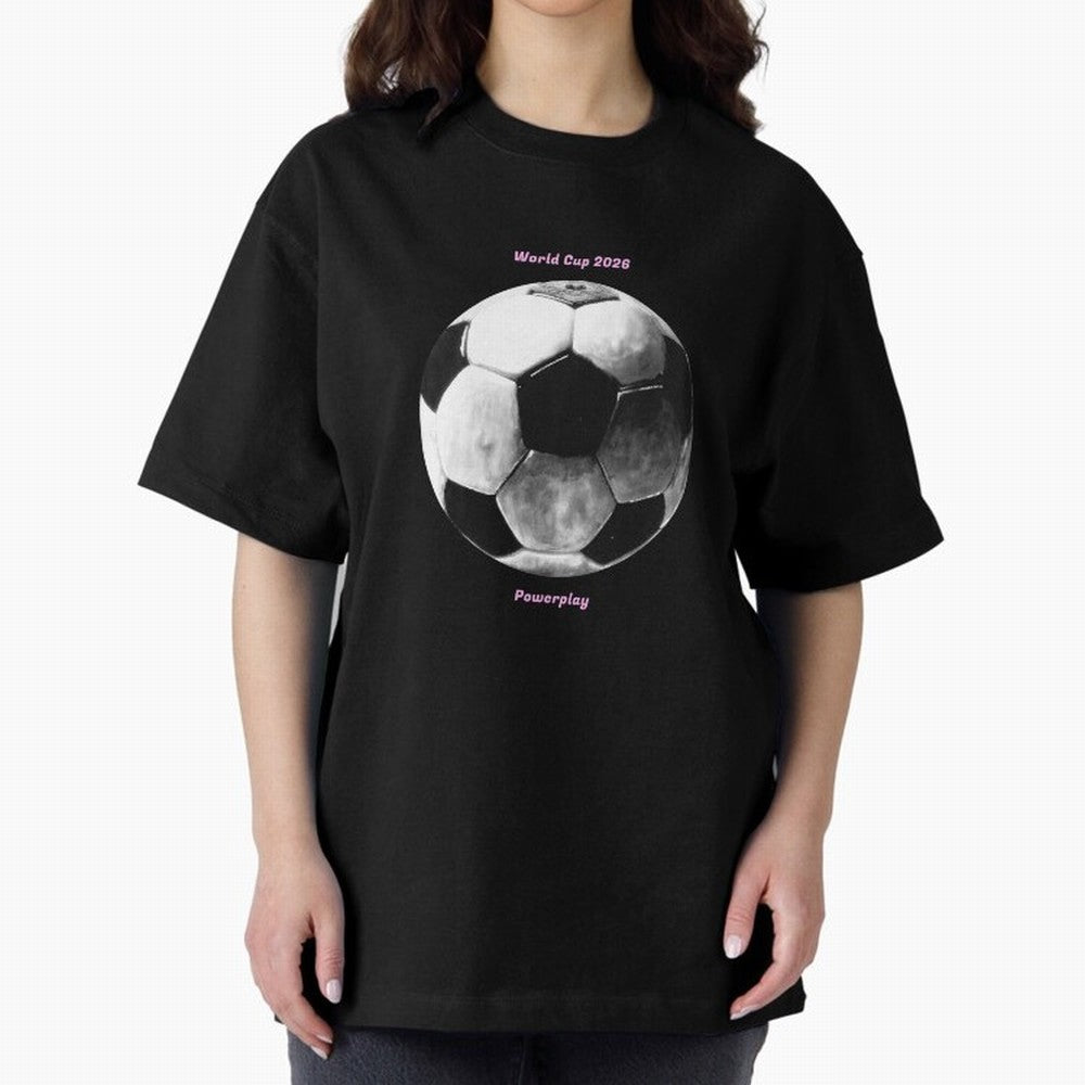 Powerplay World Cup 2026 Classic T-Shirt Refresh FIFA World Cup 2026 Group Stage for Fans of CR7 and Spain and Netherlands, Bringing Soccer Culture, Superstar Moments, National Team Dreams and Competitive Fire; Made for Die Hard Supporters, Soccer