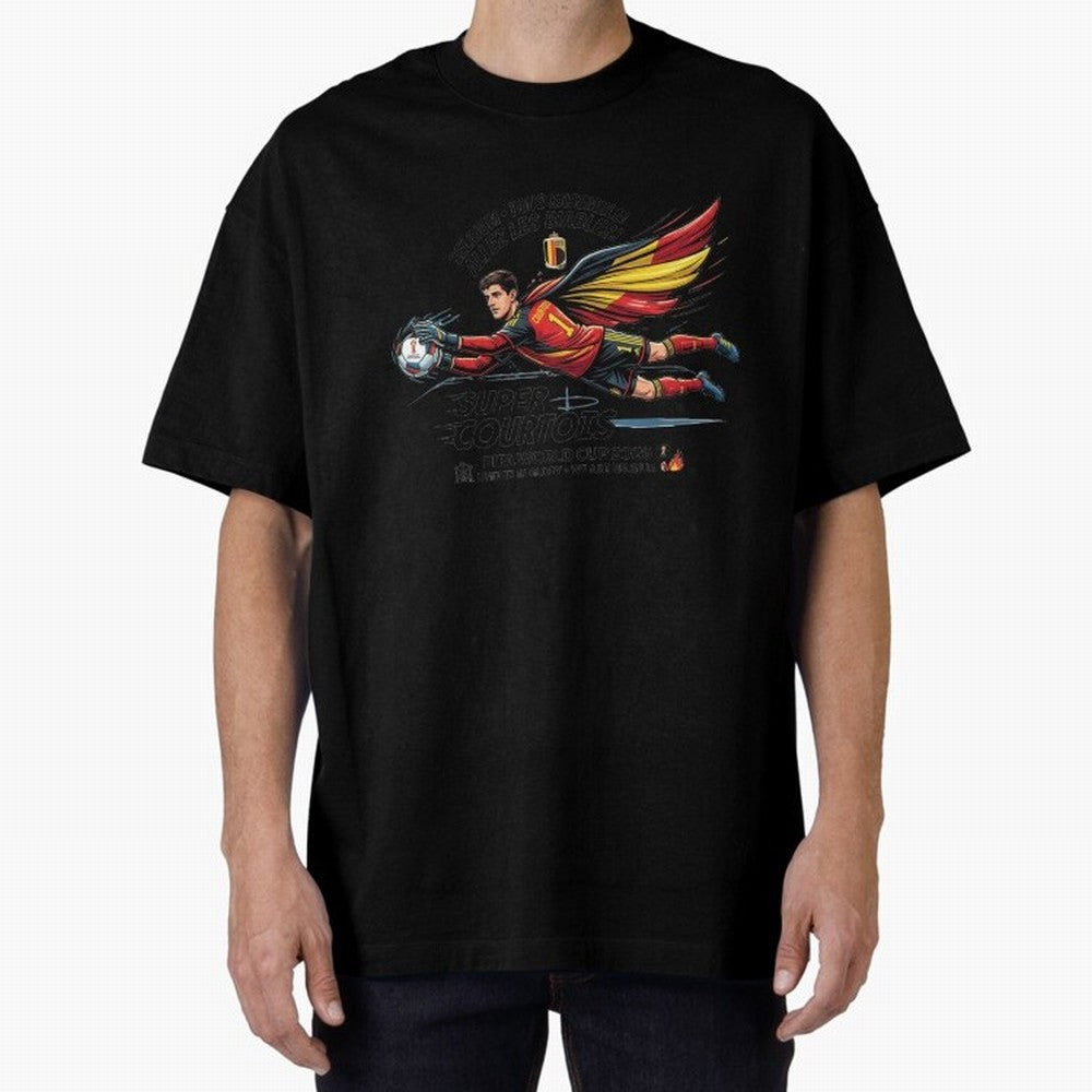 Thibaut Courtois Fan Art Classic T-Shirt Mark FIFA World Cup 2026 Group Stage Driven by Neymar, Haaland and Cristiano Ronaldo, Portugal Energy, Champion Mindset, Group Stage Buzz, Knockout Tension and Passionate Fan Culture; Created for Match Day