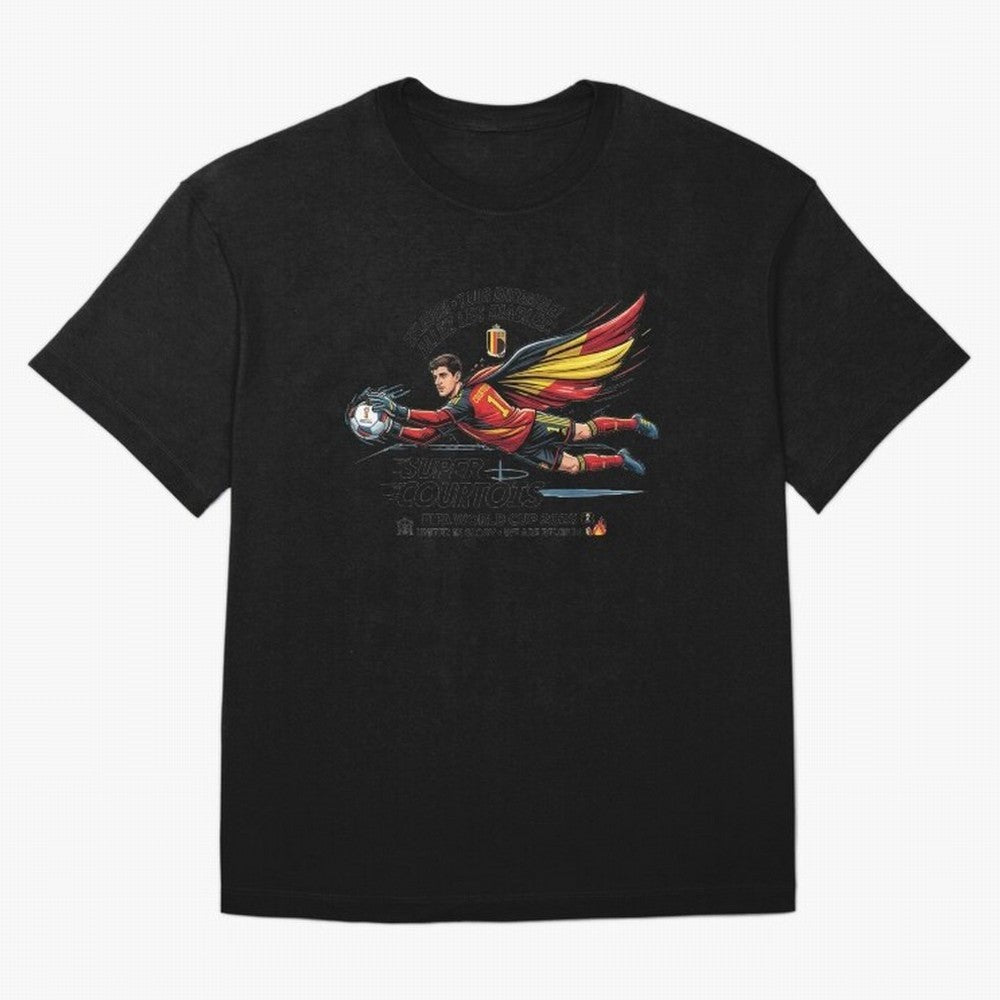 Thibaut Courtois Fan Art Classic T-Shirt Mark FIFA World Cup 2026 Group Stage Driven by Neymar, Haaland and Cristiano Ronaldo, Portugal Energy, Champion Mindset, Group Stage Buzz, Knockout Tension and Passionate Fan Culture; Created for Match Day
