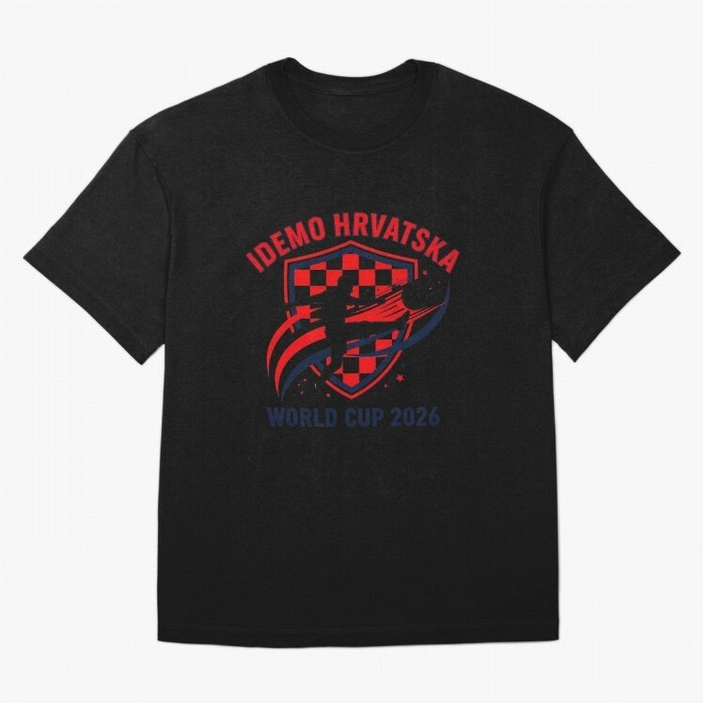 Croatia World Cup 2026 Fan Art Classic T-Shirt Remember the FIFA World Cup 2026 Journey through CR7 Highlights, France Pride, Football Festival Excitement, Trophy Ambitions, Country Rivalries and Star Player Buzz; Made for Collectors Who Enjoy