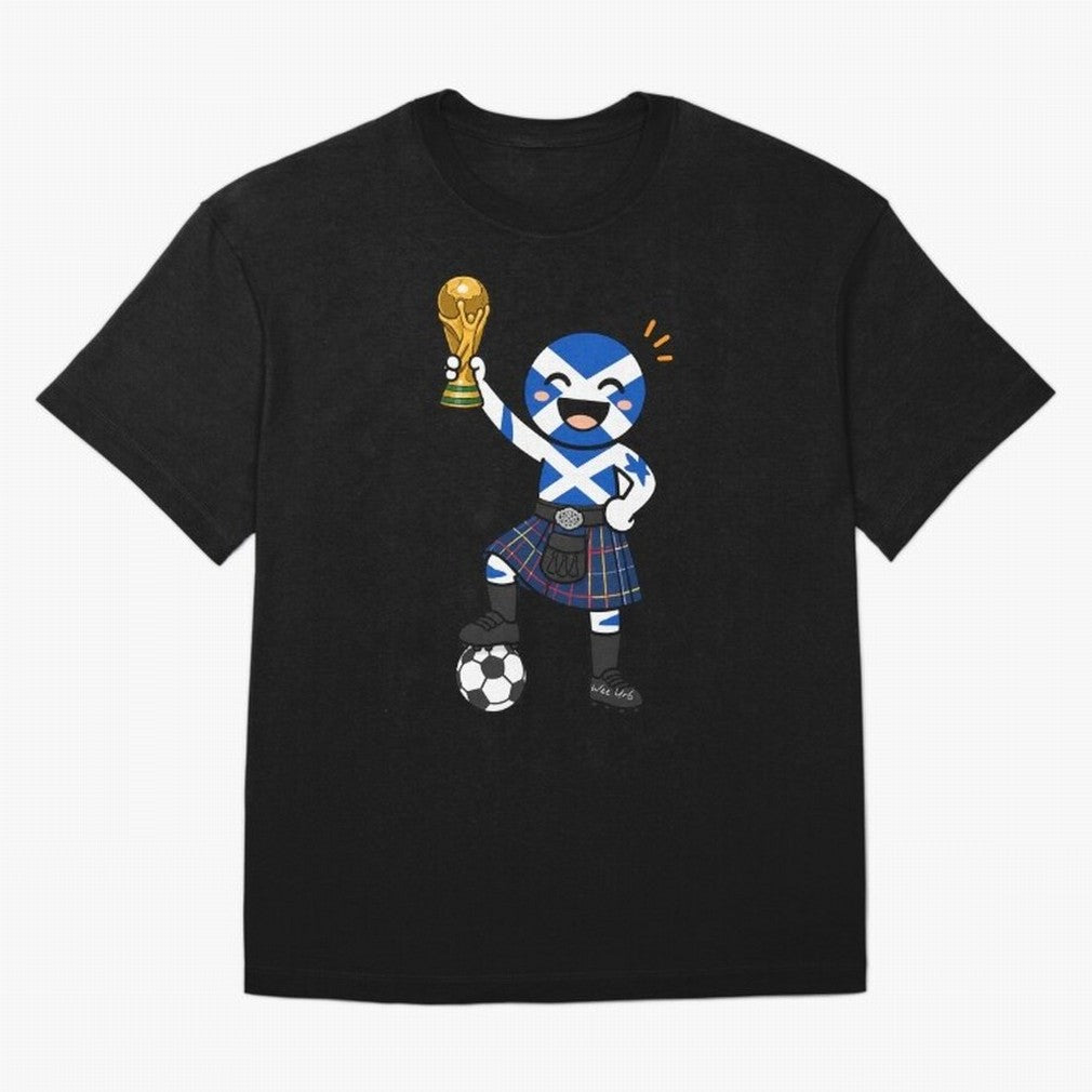 Wee Urb World Cup Classic T-Shirt Show Your Love for Match Day Hype around FIFA World Cup 2026 Group Stage, Haaland, Brazil, Portugal and Argentina, Championship Spirit, Famous Goals, Roaring Crowds and International Football Unity; Perfect for