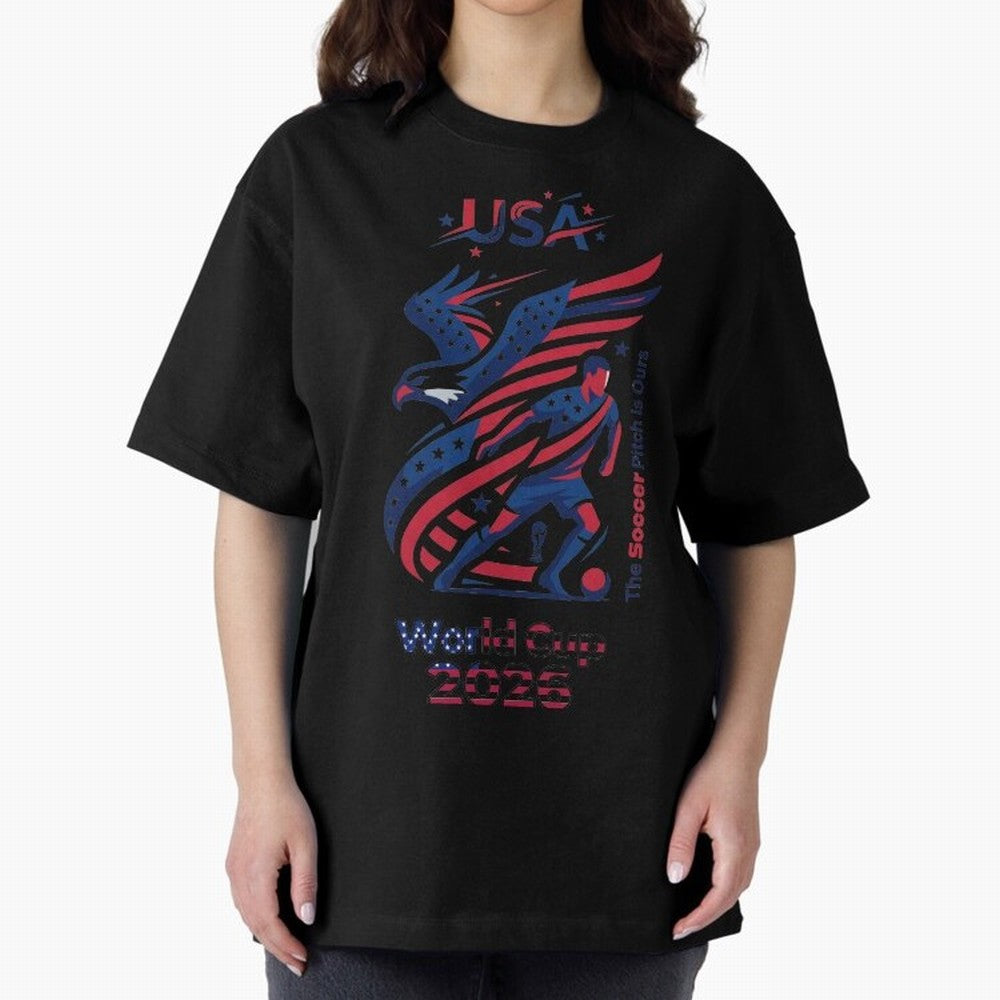 USA Soccer Shirt 2026 - Heritage Eagle World Cup Fan Tee - Premium Gildan Softstyle Unisex Football T-Shirt - United States Supporter Gear Classic T-Shirt Celebrate Global Passion for Match Day Hype around FIFA World Cup 2026 Group Stage, Mbappe,