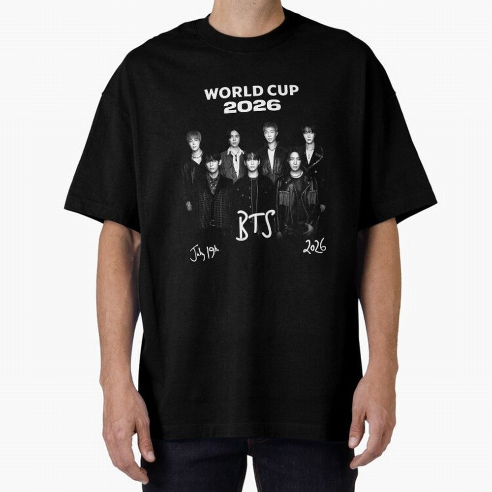 BTS World Cup 2026 Special Edition - OT7 Team Photo Classic T-Shirt Celebrate National Team Dreams in Global Football Passion for FIFA World Cup 2026 Group Stage, Capturing CR7, Brazil, Vintage Soccer Flavor, Modern Football Stars, National Flags