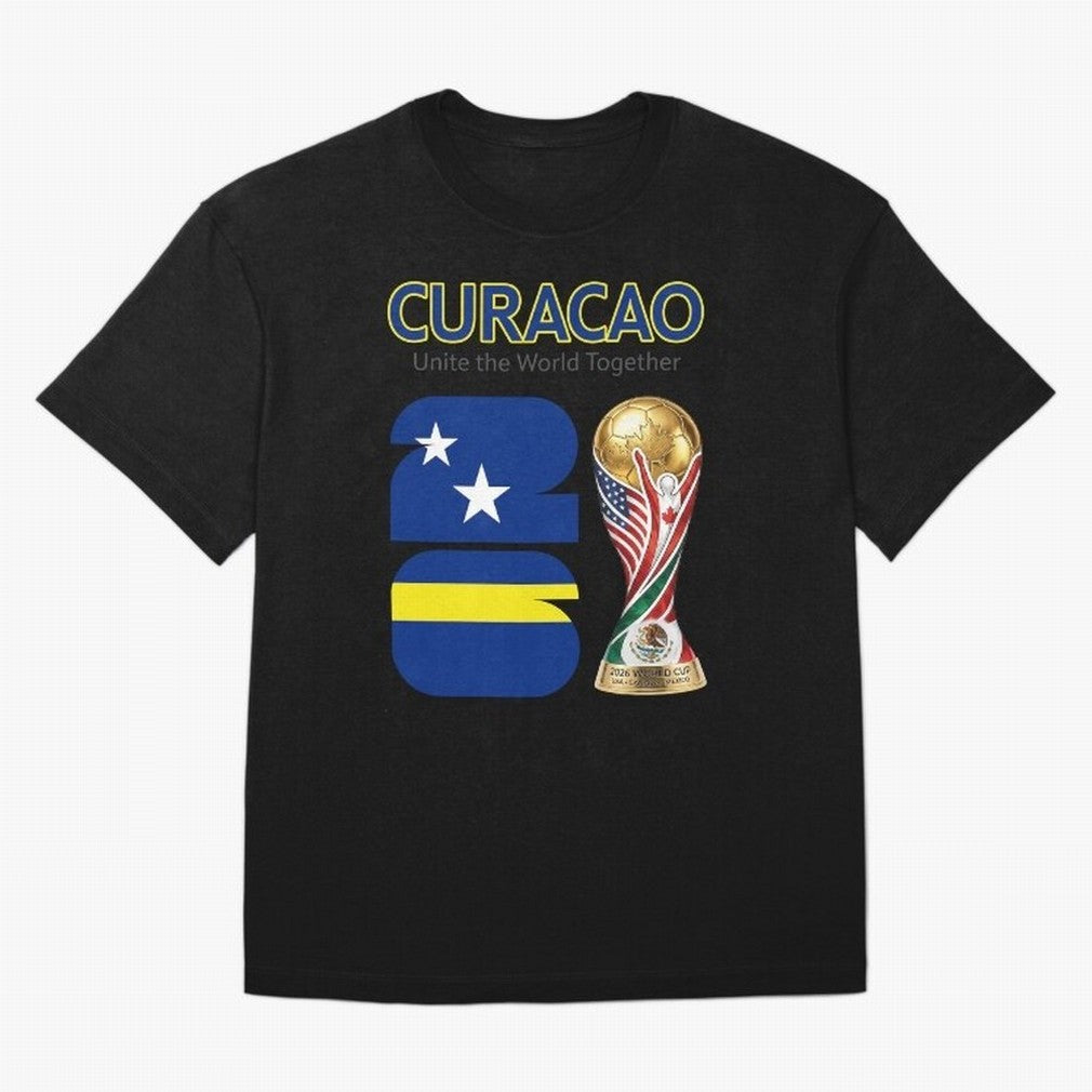 World Cup 2026, IMG 028, CURACAO 001 Classic T-Shirt Support Your Favorite Stars during FIFA World Cup 2026 for Fans of Messi and Cristiano Ronaldo and Brazil, Portugal and Argentina, Bringing Goal Celebration Energy, Supporter Heritage, Football