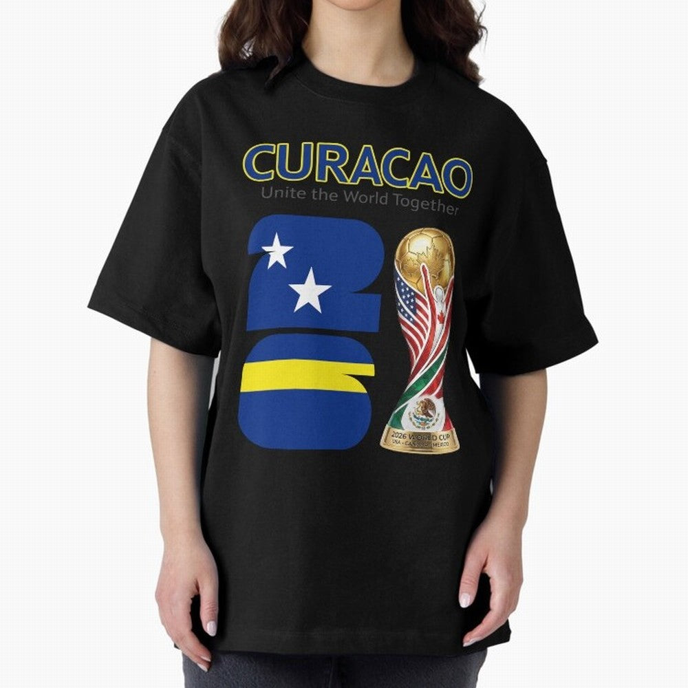 World Cup 2026, IMG 028, CURACAO 001 Classic T-Shirt Support Your Favorite Stars during FIFA World Cup 2026 for Fans of Messi and Cristiano Ronaldo and Brazil, Portugal and Argentina, Bringing Goal Celebration Energy, Supporter Heritage, Football