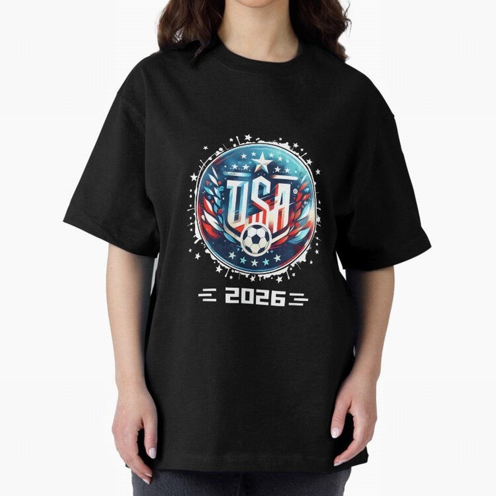 USA Player 2026 Boys Kids Men Women Teen USA 2026 Classic T-Shirt Refresh Global Football Passion for FIFA World Cup 2026 USA Canada Mexico, with Cristiano Ronaldo, Brazil, Portugal and Argentina, Goal Celebration Energy, Supporter Heritage,