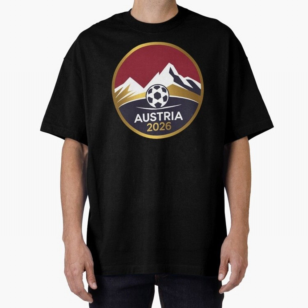 Austria 2026 Classic T-Shirt Upgrade FIFA World Cup 2026 Group Stage for Fans of Neymar, Haaland and Cristiano Ronaldo and Argentina and Brazil, Bringing Football Passion, Legendary Performances, Festival Vibes and Supporter Community; Ideal for