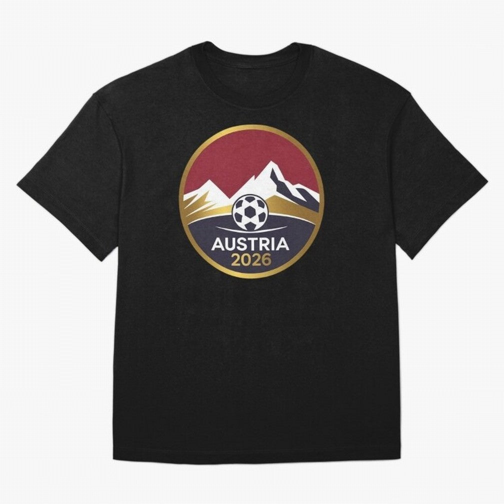 Austria 2026 Classic T-Shirt Upgrade FIFA World Cup 2026 Group Stage for Fans of Neymar, Haaland and Cristiano Ronaldo and Argentina and Brazil, Bringing Football Passion, Legendary Performances, Festival Vibes and Supporter Community; Ideal for