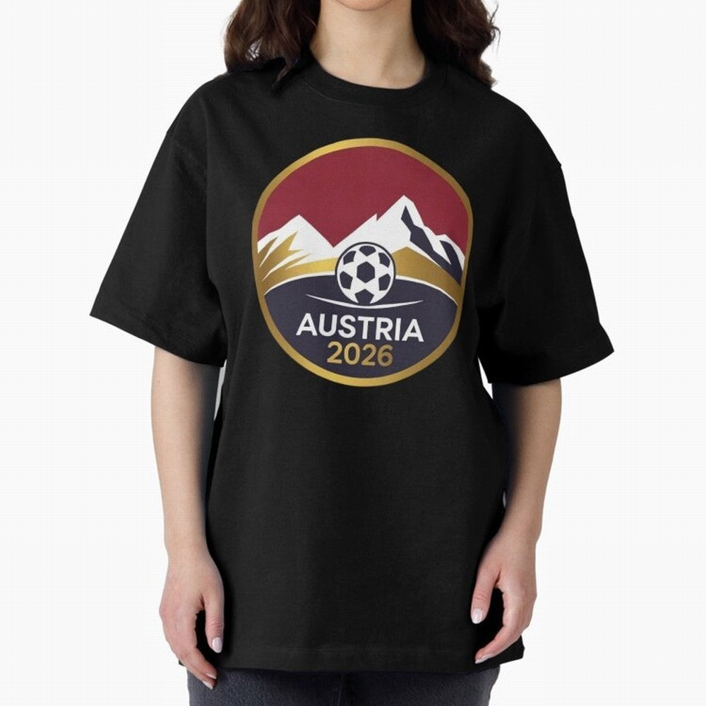 Austria 2026 Classic T-Shirt Upgrade FIFA World Cup 2026 Group Stage for Fans of Neymar, Haaland and Cristiano Ronaldo and Argentina and Brazil, Bringing Football Passion, Legendary Performances, Festival Vibes and Supporter Community; Ideal for