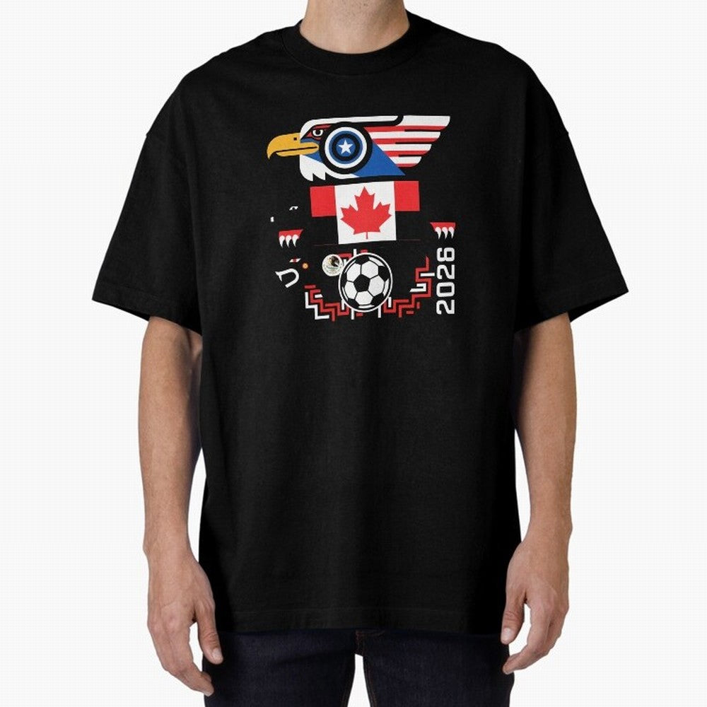 North America Spirit Cup 2026 T-Shirt_82734510 Classic T-Shirt Turn Up for the FIFA World Cup 2026 Group Stage Journey through Messi and Cristiano Ronaldo Highlights, Spain Pride, Champion Mindset, Group Stage Buzz, Knockout Tension and Passionate