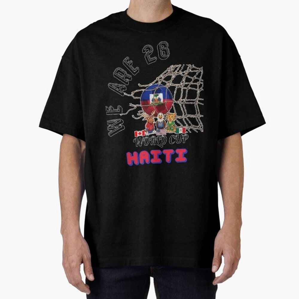 World cup 26 - Haiti Classic T-Shirt Fuel the Hype around the FIFA World Cup 2026 Group Stage Journey through Neymar, Haaland and Cristiano Ronaldo Highlights, Brazil, Portugal and Argentina Pride, Stadium Chants, National Pride, Trophy Dreams and