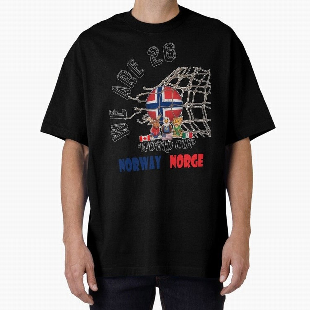 World cup 26 - Norway Classic T-Shirt Join the Countdown to the FIFA World Cup 2026 Journey through Mbappe and Neymar Highlights, France and Portugal Pride, Sports Nostalgia, International Competition, Famous Players and Unforgettable Victories;